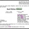Koerner Karl-Heinz  1932-2004 Todesanzeige